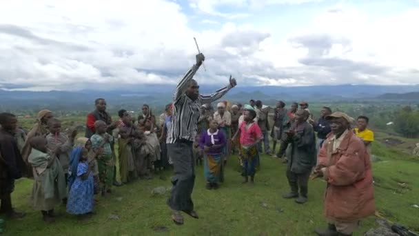 Africanos Cantando Bailando — Vídeos de Stock