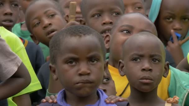 Skupina Afrických Dětí — Stock video