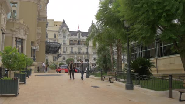 Beco Perto Parque Mônaco — Vídeo de Stock