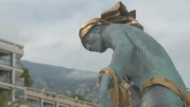 Zoom Estatua Los Ulises — Vídeo de stock