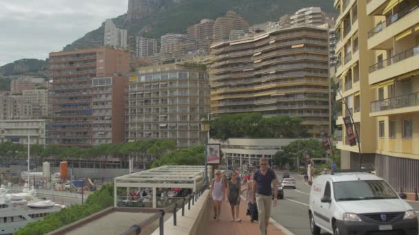 Kolorowa Ulica Monako — Wideo stockowe