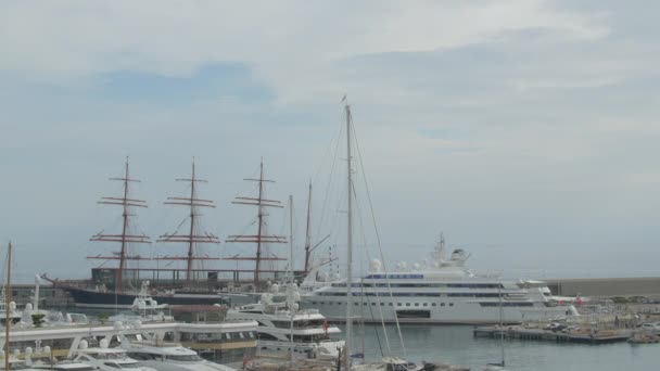 Bateaux Navires Dans Port — Video