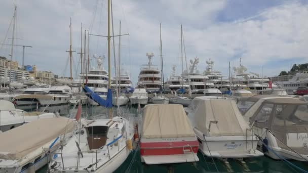 Barcos Barcos Puerto — Vídeos de Stock