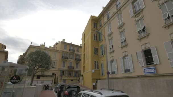 Woningbouw Monaco — Stockvideo