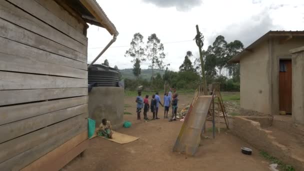 Ugandiske Folk Landsbyen – stockvideo