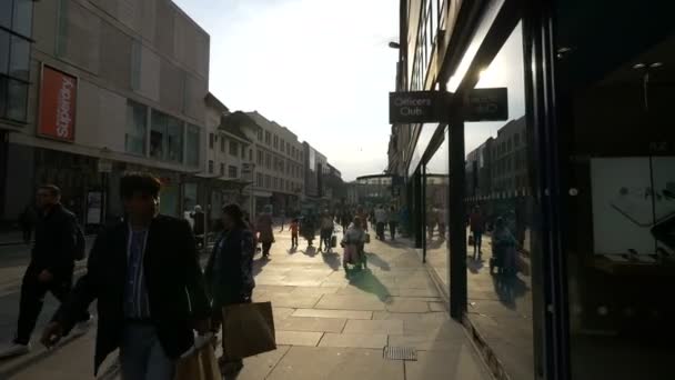 Una Calle Centro Glasgow — Vídeos de Stock