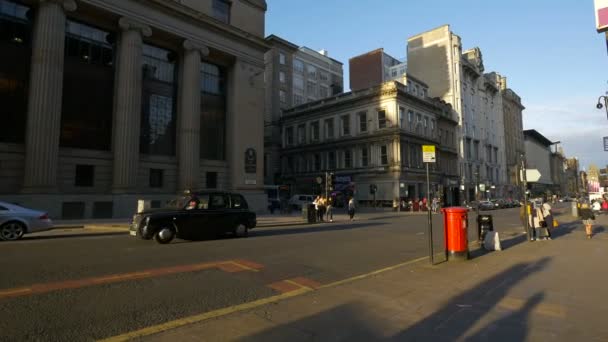 Utcai Forgalom Vincent Streeten Glasgow Ban — Stock videók