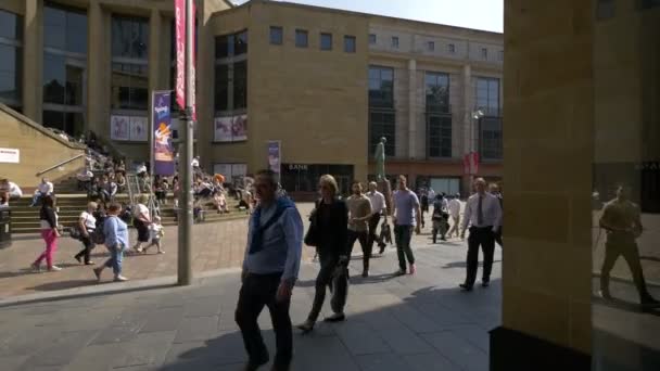 Glasgow Daki Buchanan Galerileri Nin Yakınındakiler — Stok video