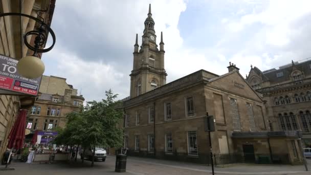 Glasgow Daki Aziz George Tron Kilisesi — Stok video