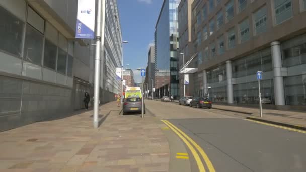 Ulica Dzielnicy Finansowej Glasgow — Wideo stockowe