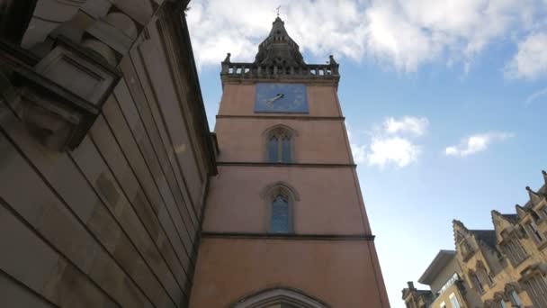 Wieża Zegarowa Teatru Tronowego Glasgow — Wideo stockowe