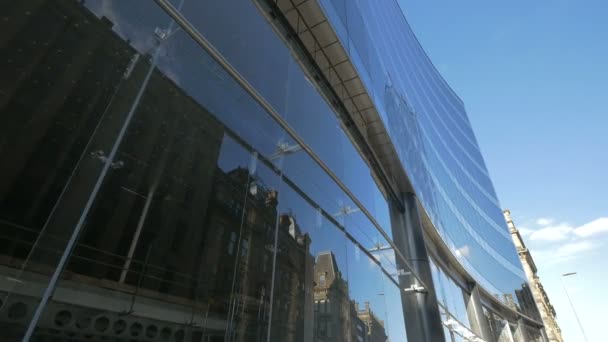 Glass Facade Building — Stock Video