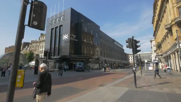 Bank Building Glasgow — Stock videók