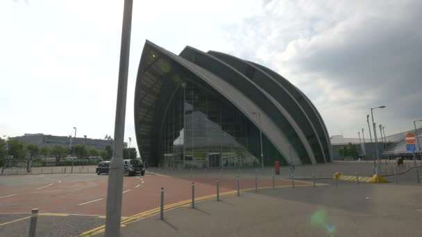 Het Clyde Auditorium Glasgow — Stockvideo