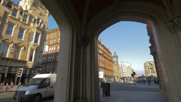 Buildings Trongate Street Glasgow — Stock Video