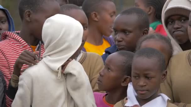 非洲儿童团体 — 图库视频影像