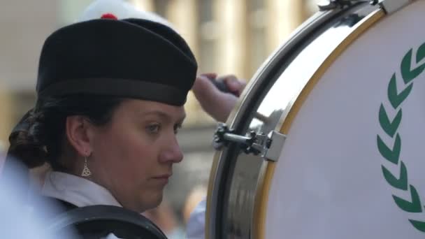 Close Woman Face — Stock Video