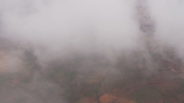 Aufnahmen Von Wolken Über Kenia — Stockvideo