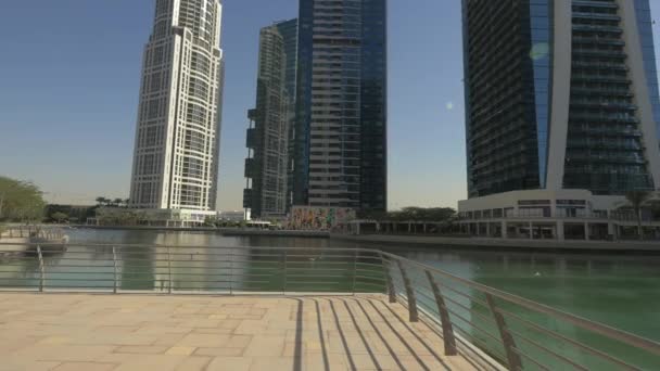 Zona Jumeirah Lakes Towers — Vídeos de Stock