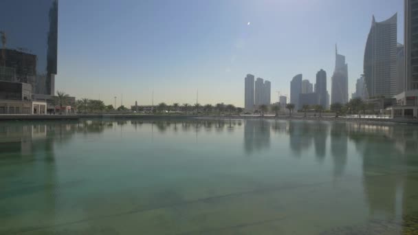 Dubai Marina Einem Sonnigen Tag — Stockvideo