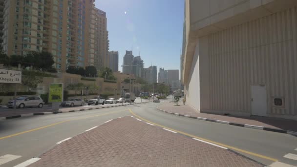 Utsikt Över Gatan Dubai — Stockvideo