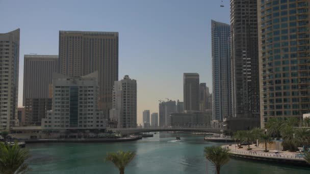 Dubai Marina Waterfront — Stock Video