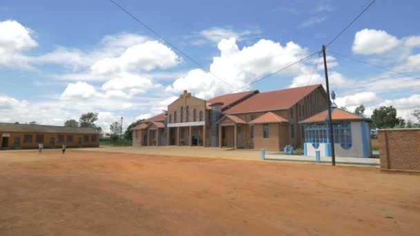 Iglesia Paruwasi Nyamata Ruanda — Vídeos de Stock