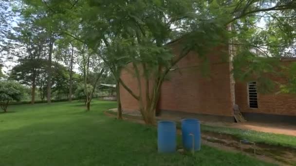 Brick Walls Nyamata Church Kigali — Stock Video