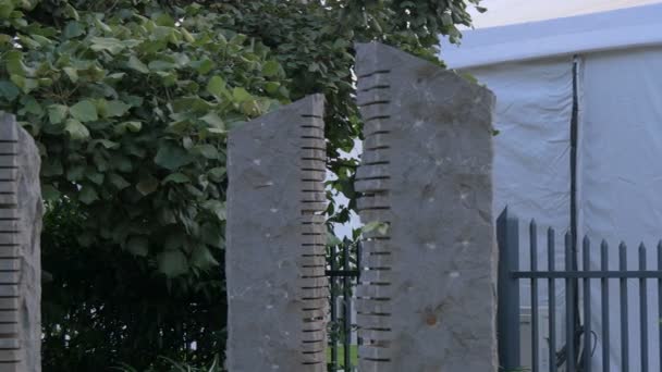 Kigali Anıtı Ndan Hatıra Taşlar — Stok video