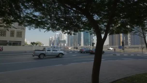 Вулиця Аль Гарбі Дубаї — стокове відео