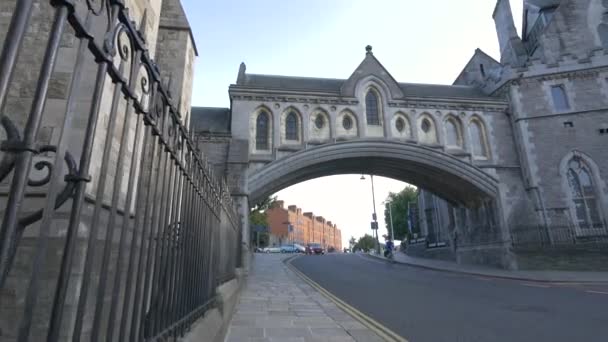 Cars Driving Connecting Bridge — Stock Video