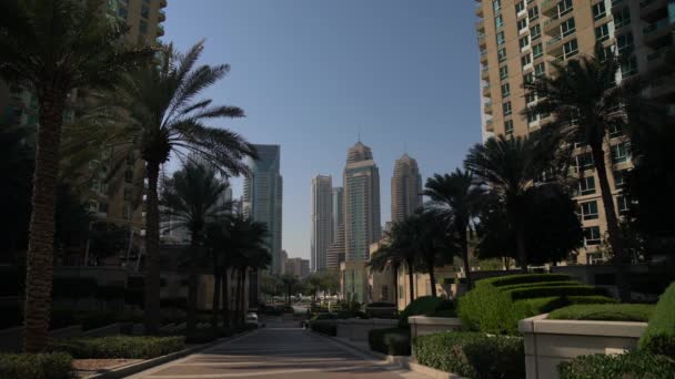 Rascacielos Dubai Durante Día — Vídeos de Stock