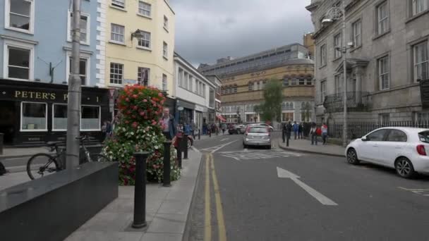 Canto Rua Dublin — Vídeo de Stock