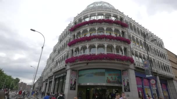 Stephen Shopping Centre Fachada Dublin Irlanda — Vídeo de Stock