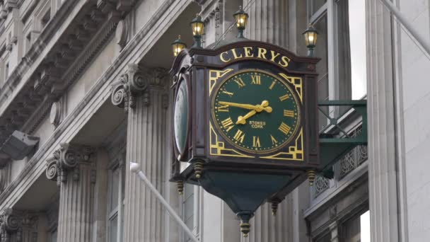 Clerys Horloge Dublin — Video