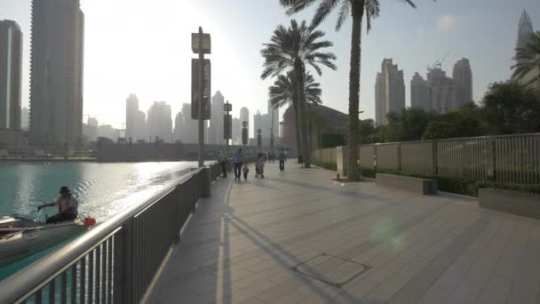 Frente Mar Burj Khalifa — Vídeo de Stock