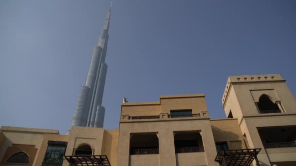 Souk Bahar Alışveriş Merkezi Burj Halife — Stok video
