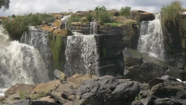 Veertien Falls Kenia — Stockvideo