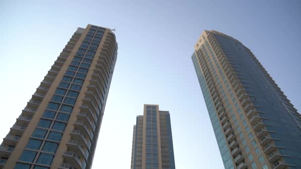 Edificios Área Residencia Burj — Vídeo de stock