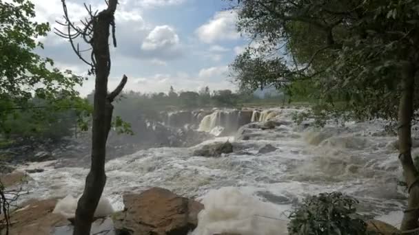 Veertien Watervallen Van Bovenaf Gezien — Stockvideo
