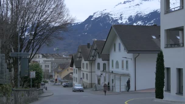 Vista Rua Vaduz — Vídeo de Stock