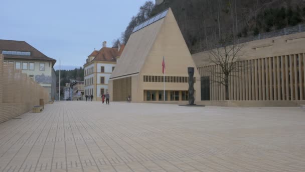 Piazza Principale Vaduz — Video Stock