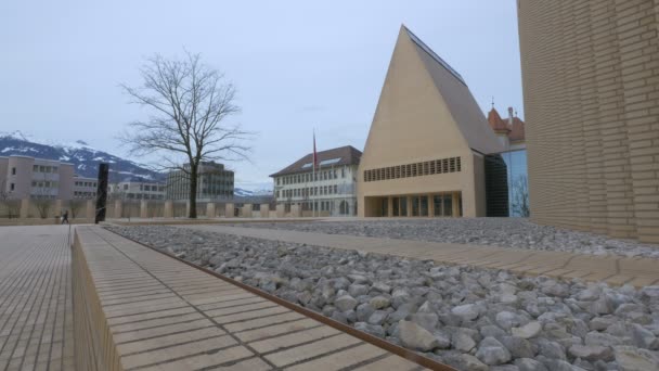 Piazza Principale Vaduz — Video Stock