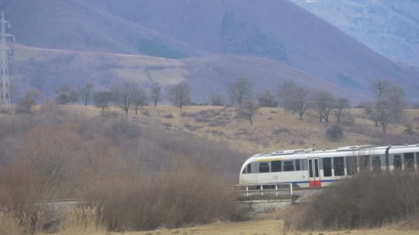 Tren Geçişi Alanlarının Görünümü — Stok video