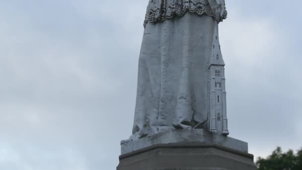 Statua Del Vescovo Armagh — Video Stock