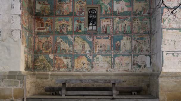 Задняя Стена Арборской Церкви — стоковое видео