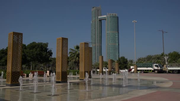 Fountain Regis Hotel Abu Dhabi — Stok Video