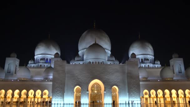 Grande Moschea Dello Sceicco Zayed Abu Dhabi — Video Stock