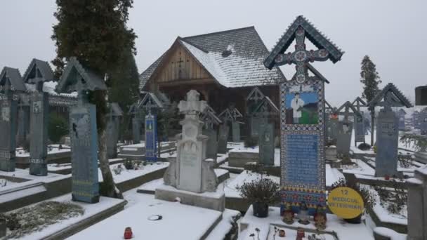 Sapanta Daki Mutlu Mezarlık — Stok video