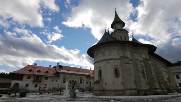 Klasztor Putna Koncepcja Podróży — Wideo stockowe